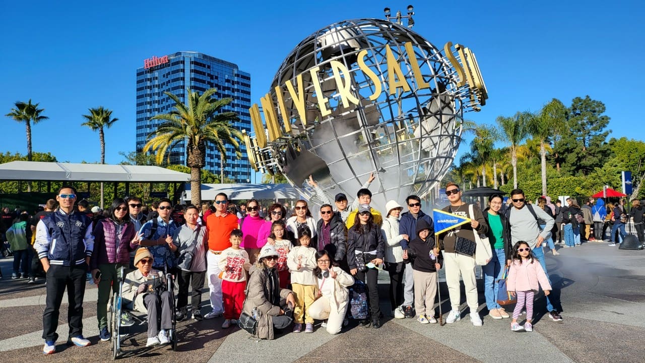 LOS ANGELES, PHIM TRƯỜNG UNIVERSAL- TOUR HOA KỲ 23.01.2023